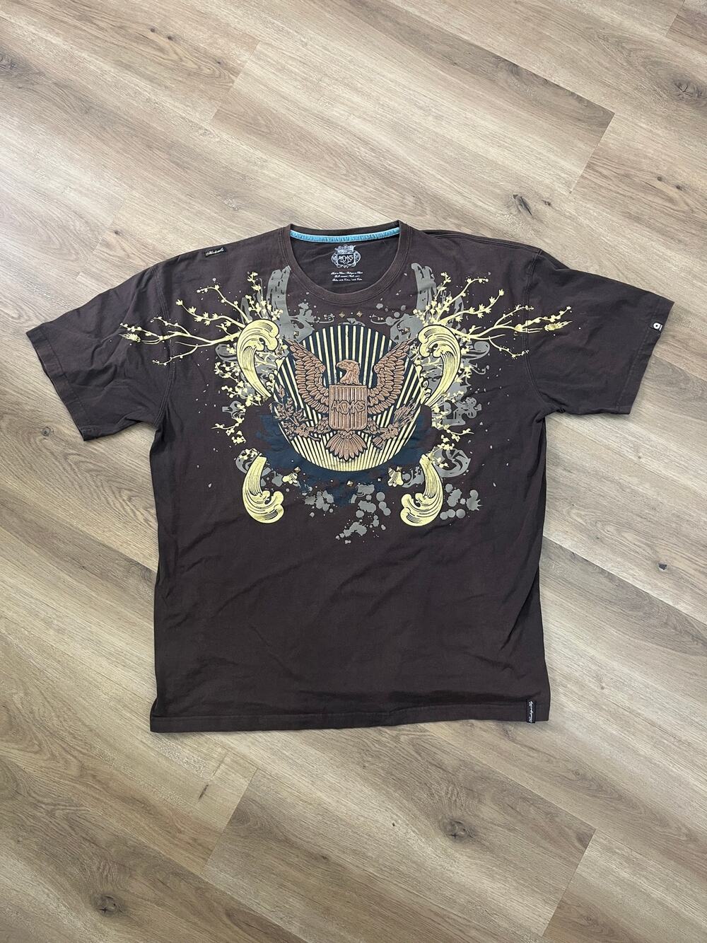 Akdmks Akademiks Puff Print Eagle Crest Tee 3XL